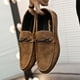 thumbnail image 3 of Zapatos de conducción casuales de cuero transpirables sin cordones de estilo coreano para hombre de primavera para hombre con suela suave para hombre, 3 of 5