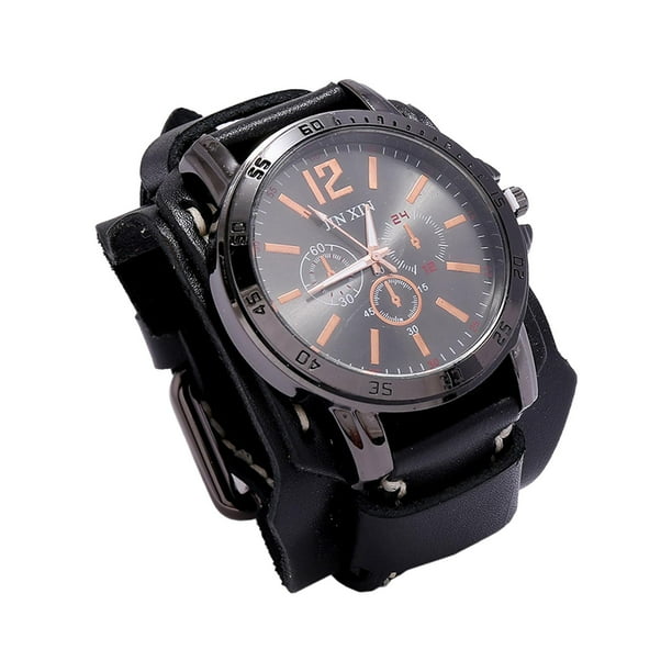 Black cuff watch sale