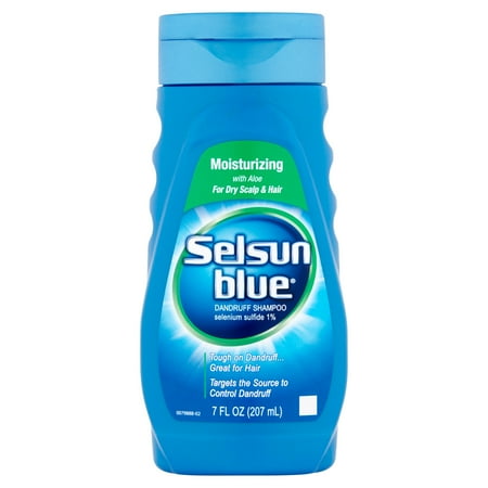 Moisturizing Black Hair - Selsun Blue Moisturizing Dandruff Shampoo with Aloe for Dry Scalp and Hair, 7oz