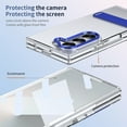 thumbnail image 4 of ELEHOLD for Samsung Z Fold 6 Case, Wireless Charging Ice Touch  Adjustable Kickstand Slim Shockproof Drop Protective Cover with Screen Protector for Samsung Z Fold 6 ,Blue, 4 of 9