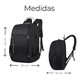 thumbnail image 3 of Mochila Escolar Antirrobo De Gran Capacidad Con Cargador Usb 30l color negro, 3 of 5