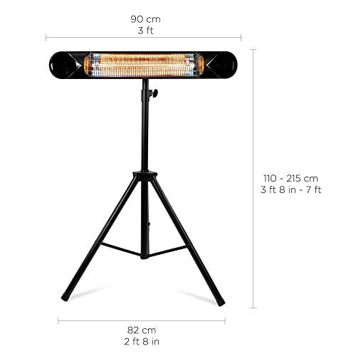 Briza Patio Heater, Large Infrared Patio Heater for Indoor and Outdoor use, 1500Watt, Mount to Ceiling/Wall Briza Patio Heater, Large Infrared Patio Heater for Indoor and Outdoor use, 1500Watt, Mount to Ceiling/Wall