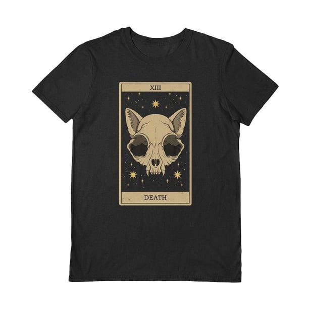 Thiago Correa - Camiseta Death Tarot para Adultos Unisex (Negro)