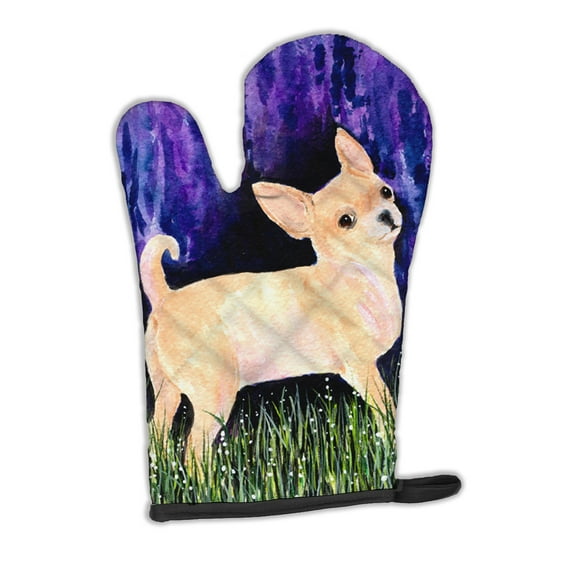 Starry Night Chihuahua Oven Mitt