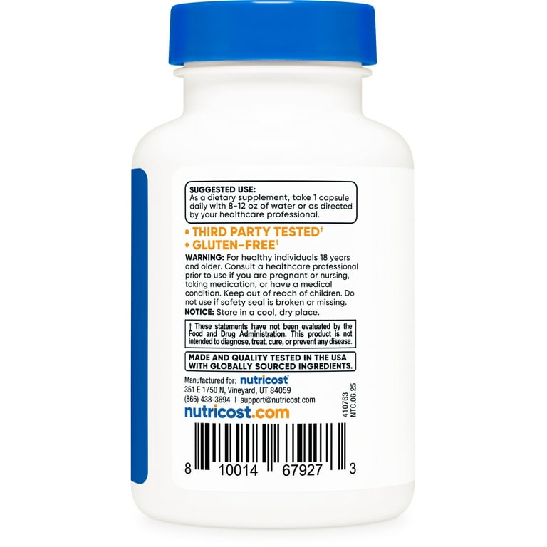 Nutricost KSM-66 Ashwagandha Root Extract Supplement 600mg