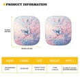 thumbnail image 5 of Garronmavis Blue Butterfly Cherry Blossom Car Windshield Sun Shade Foldable Front Window Sun Blocker Sunshade 2pcs/set Car Sun Visor Sunlight Protector, 5 of 5