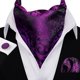 thumbnail image 2 of Conjunto Ascot para Hombre Barry.Wang Floral de Seda Púrpura 126 cm, 2 of 6