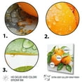thumbnail image 3 of Designart "Fruit Mandarin Orange Painting I" Food & Beverage Wall Art Living Room, 3 of 5