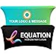thumbnail image 3 of UV Center Custom Table Cloth Cover 6ft with Business Logo or Your Text Custom Stretch Personalized Tablecloth Customize with Logo (TH925), 3 of 4