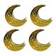 thumbnail image 1 of 4 colgantes huecos creativos colgantes de luna galvanizados para regalo (dorado), 1 of 5