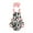 AB775 Black, variant on Angala Girls Sleeveless Strawberry Cow Printed Romper Ruffles Backless Bodysuits Headbands Set Breathable Cute Baby Bodysuits 6-9 Months