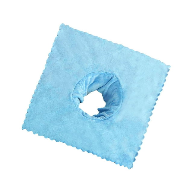 Draps de Table de Massage avec Trou pour le Visage 40x40cm pour Lit de Massage
