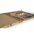 thumbnail image 3 of A2 Leather Binder Leather Portfolio Gifts For Painters Portfolio Binder Leather Padfolio Leather Folder Artist Bag Art Supplies Organizer, 3 of 9