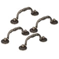 thumbnail image 1 of Door Handle, Bronze 4 Set Door Knob  For Living Room For Bedroom For Home, 1 of 8