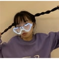 thumbnail image 2 of 120Pcs White LED Glasses Glow In The Dark Heart Shaped Light Up Sunglasses Glow Party Favor for Kids Adults Party Supplies, 2 of 9