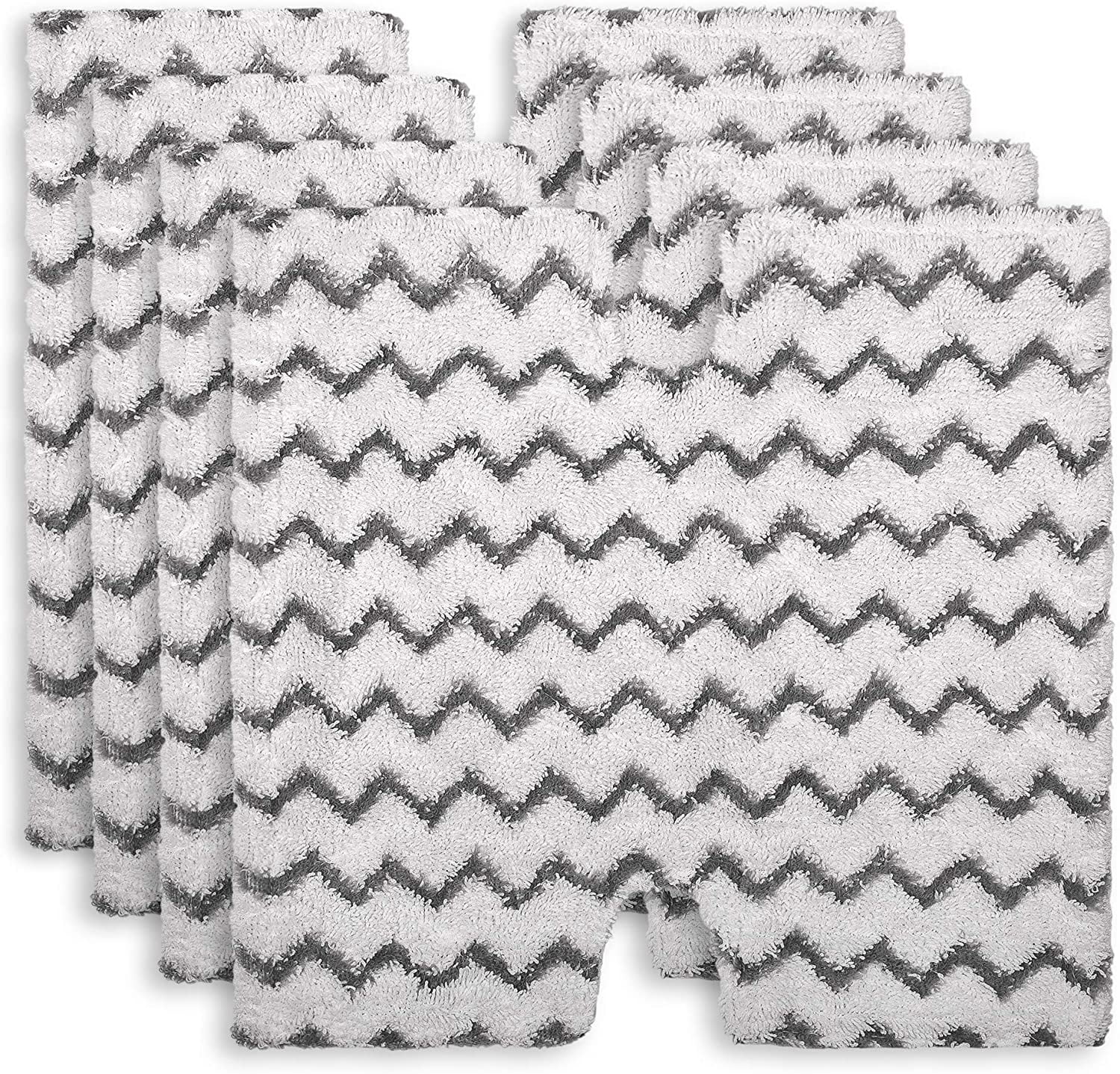 4 Packs Replacement Microfiber Steam Mop pad Cleaning Pads for