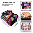 thumbnail image 3 of Unicorn Double Layered Insulated Refrigerated Lunch Bag with Two Compartments, Large Capacity, and Handheld Carry - 7.1x11.4x16.1 Inches, 3 of 6