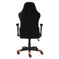 thumbnail image 2 of Miles Gaming Chair, Black/Orange, 2 of 9