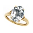 thumbnail image 2 of Tommaso Design� Large Oval 12x10 White Topaz 3 Stone Trillion Setting Ring, 2 of 9