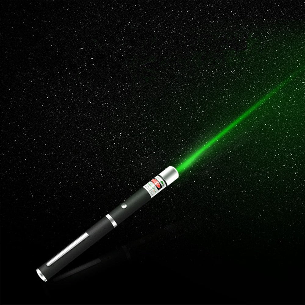 Laser Pointer Pen powerful Red Green Blue 10000m 532nm Continuous Line+batteries 