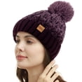 thumbnail image 5 of REDESS Women's Winter Pompom Beanie Hat for Women-White, 5 of 5