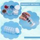 thumbnail image 4 of Juego de 10 contenedores cosméticos apilables de 5 piezas, contenedores para cuentas, frascos apilables con rosca para cuentas, frascos pequeños para muestras de cosméticos, 4 of 9