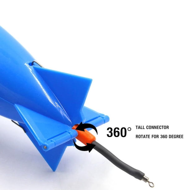 Carp Fishing Rockets Feeder 3 Tamaño Bomba Señuelo Cebos Titular Maker Tackle (Azul M) Ehuebsd Para estrenar