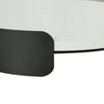 thumbnail image 5 of DecMode 16" x 16" White Marble Round Tray with Black Metal Frame, 1-Piece, 5 of 9