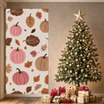 thumbnail image 6 of LUUFILx Autumn Themed Pumpkin and Leaf Patterned Banner Backdrop Background, 6 of 7
