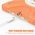 thumbnail image 3 of SaniMore for Samsung Galaxy Tab A9 Case (8.7" 2023 SM-T550 SM-P550), Rotating Handle Shoulder Strap Bracket Drop Resistant Tri-layer Heavy Duty Protective Shcokproof Tablet Cover, Livingcoral, 3 of 18