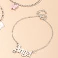 thumbnail image 4 of Bangcool Chaîne Cheville Papillon Lettre : 3 Pcs Bracelet Rétro Cheville Bijoux pour Femmes, 4 of 6