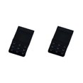 thumbnail image 2 of Wweixi Extension Strap Bra Extender Breathable 3 Rows 3 Hook Women Accessories Adjustable Lengthened Band Lingerie Intimates black 2Set, 2 of 6
