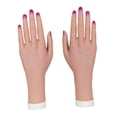 thumbnail image 1 of Xuanheng Practice Mannequin Hand for Rings Photo Props Acrylic Nails Practice Training skin left right hand, 1 of 8