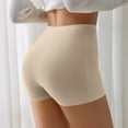 thumbnail image 6 of Seamless Underwear for Women Soft Womens Boxer Briefs Mid Waisted Womens Boyshorts Underwear Tummy Control Breathable Boyshort Boxer Briefs Complexion XL, 6 of 7
