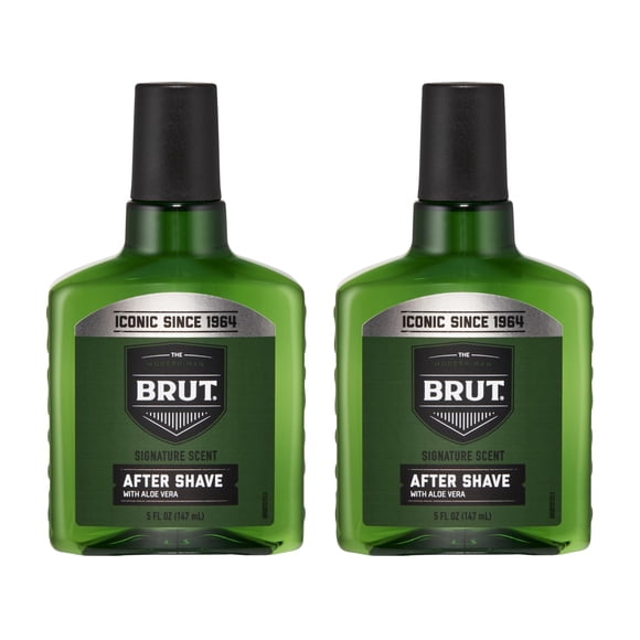 Fragancia para después del afeitado Brut Signature para hombre 145 ml (paquete de 2)