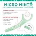 thumbnail image 2 of Micro dental floss pick, foldable flip pick, easy to store- sealed & children dual handle dental floss pick, dual handle, strawberry flavor, colorful dental floss pick, 2 of 4