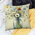 thumbnail image 2 of BANET Pillows Cover WheatThrow Pillow Covers Flower in Vase Pillowcase Cushion Case Inspirational Quotes Pillow for Couch Sofa Home Farmhouse Boho Gift 22x22in, 2 of 5