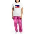 thumbnail image 4 of CafePress - Philippines Filipino Flag Women's Light Pajamas - Women's Short Sleeve Print T-Shirt and Pants Light Cotton Pajama Set, 4 of 7