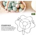 thumbnail image 3 of 3pcs Pressure Cooker Trivet Stands,Eggs Steamer Rack,Stainless Steel Steaming Basket(size:6.9x2.2inch), 3 of 5