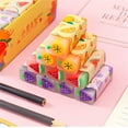 thumbnail image 4 of Under $2 Pencil Eraser, Fun Shaped Erasers 10-Pack - Novelty Desk Accessories for Office & Creative Projects, Non-Toxic Rubber, Cute Erasers, Beige, by Goohae, 4 of 9
