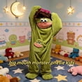 thumbnail image 5 of Kintue Monster Pajamas Adult Goofy Onesie, Big Mouth Plush Halloween Costume with 3D Hood, Matching Loungewear for Couples and Family, No Shoes Included, 5 of 8