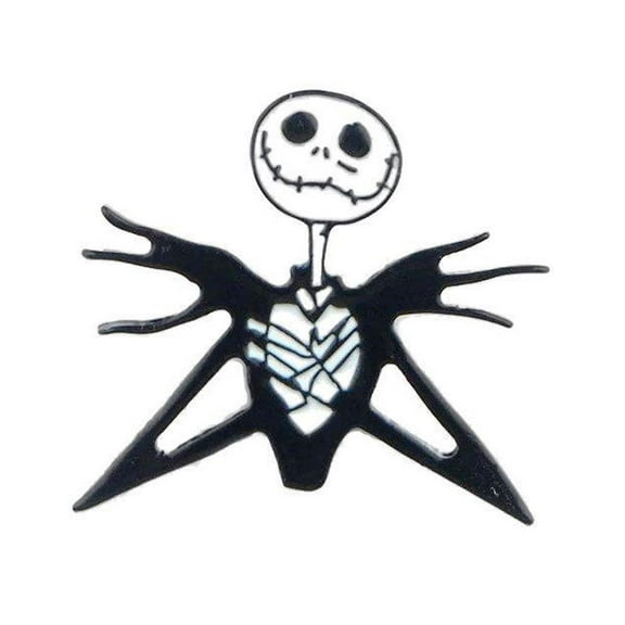 Nightmare Before Christmas Jack Skellington 1 Inch Tall Enamel Metal Pin