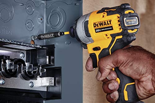 DEWALT DCF809C1 20V MAX* 1/4" Brushless Hex Compact Impact Driver Kit