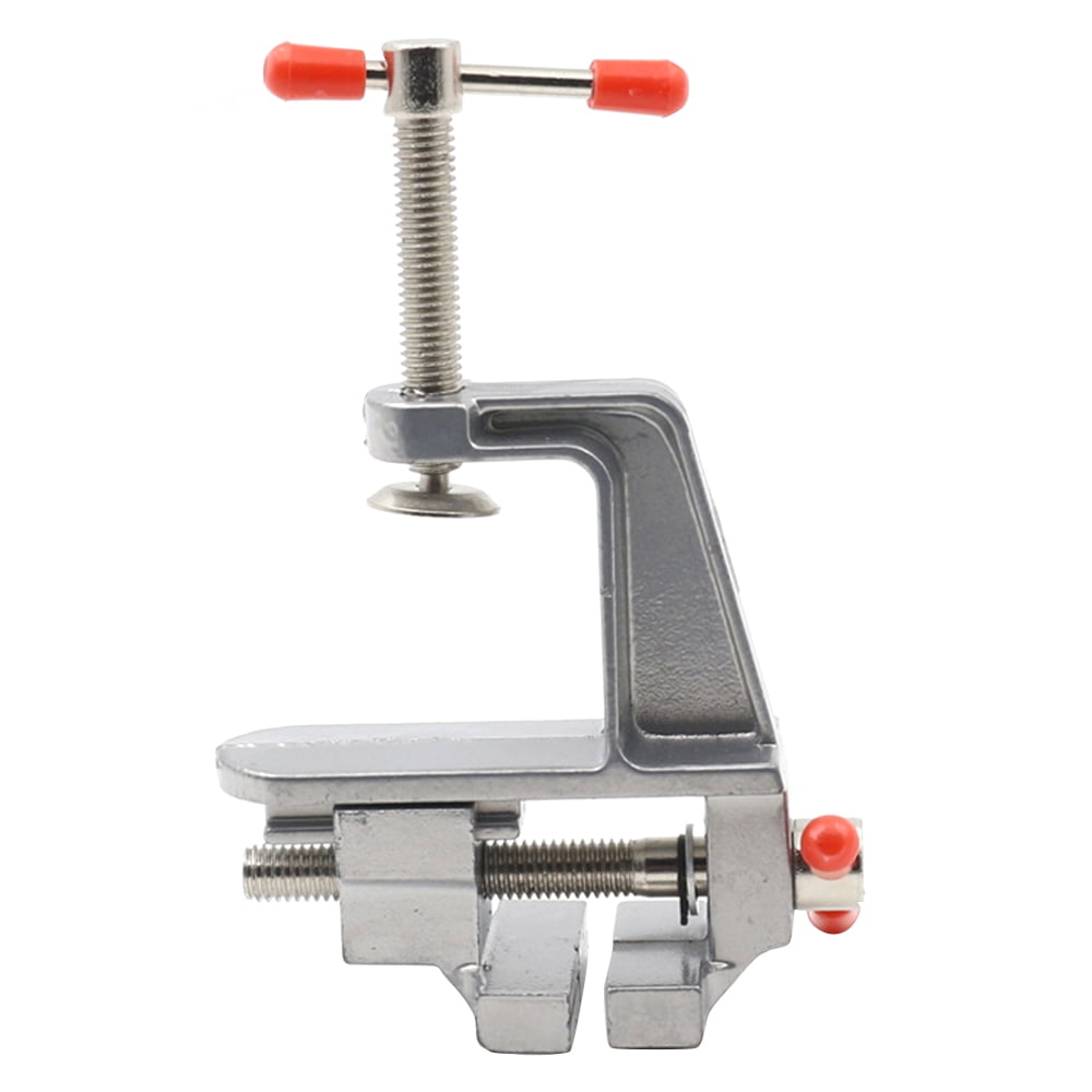 3.5 Inch Mini Aluminum Jewelers Hobby Clamp on Table Bench Vise Tool Vice Well 