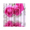 thumbnail image 1 of natural cortina de impermeable decoración del baño Rosa rosada SM SunniMix Cortina de ducha, 1 of 4
