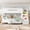 Twin Over Full, White, variant on Bellemave Twin over Twin Bunk Bed with Bookcase Headboard Convertible Rubber Wood Bunk Bed with Ladders and Storage Shelves, Detachable Bunk Bed Frame , Gray