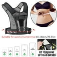 thumbnail image 3 of Hands-Free Running Vest, Lightweight Breathable Chest Phone Holder With Reflective Strips For Jogging Gym Cycling, Adjustable Unisex Fitness Pack For Smartphones Up To 6.8 Inch, 3 of 5