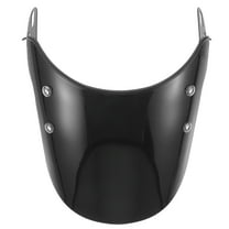 KAKOWELY 1Set Motorcycle Windshield Universal Abs Black 22.0X18.5X0.3In For Wind Protection