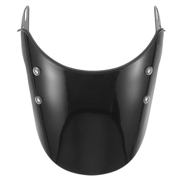 KAKOWELY 1Set Motorcycle Windshield Universal Abs Black 22.0X18.5X0.3In For Wind Protection