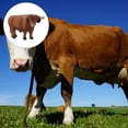 thumbnail image 3 of KAKOWELY 1pc Simulation Cattle Toy Adorable Cow Model Kids Dog Toy Cattle Model Decor,5.71"X2.36"X1.38", 3 of 5